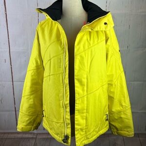 Bonfire Waterproof Breathable Women’s Outdoor Ski Jacket Bright Yellow Size M